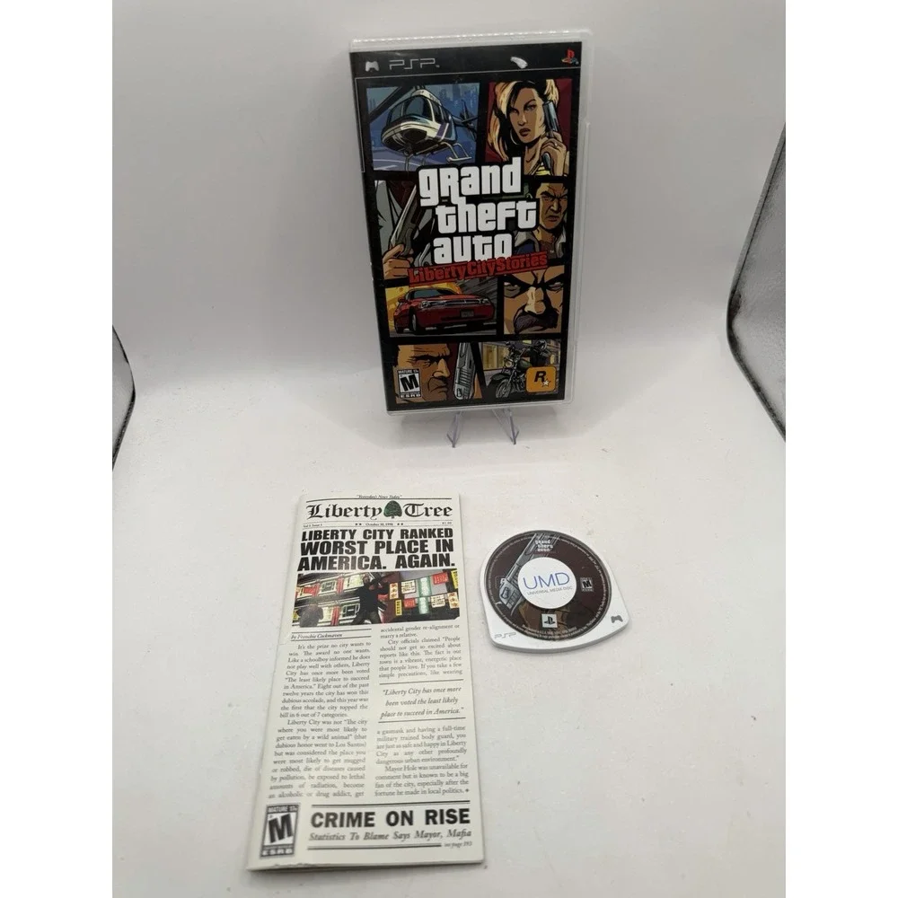 Grand Theft Auto: Liberty City Stories PSP W/Manual Fast Shipping